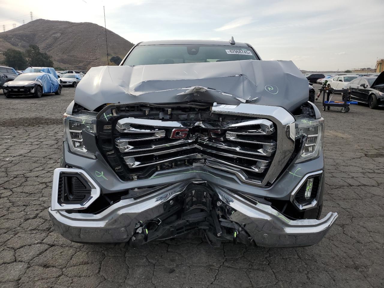 2019 GMC Sierra VIN 1GTU8DED2KZ214340 Copart auction photo, front end damage thumbnail 5