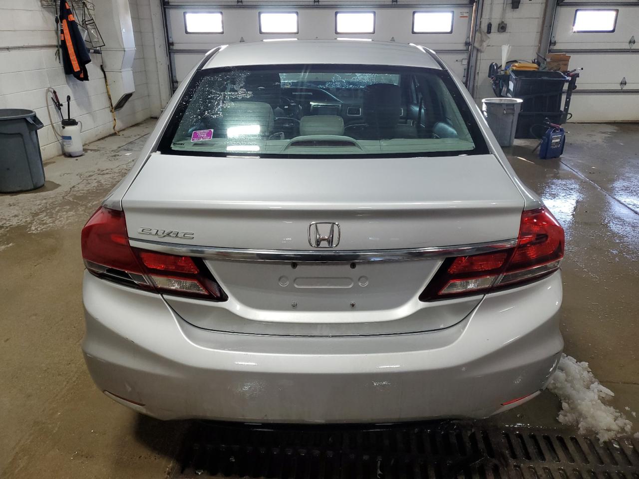 2014 Honda Civic VIN 2HGFB2F83EH539553 Copart auction photo, front end / side damage thumbnail 6