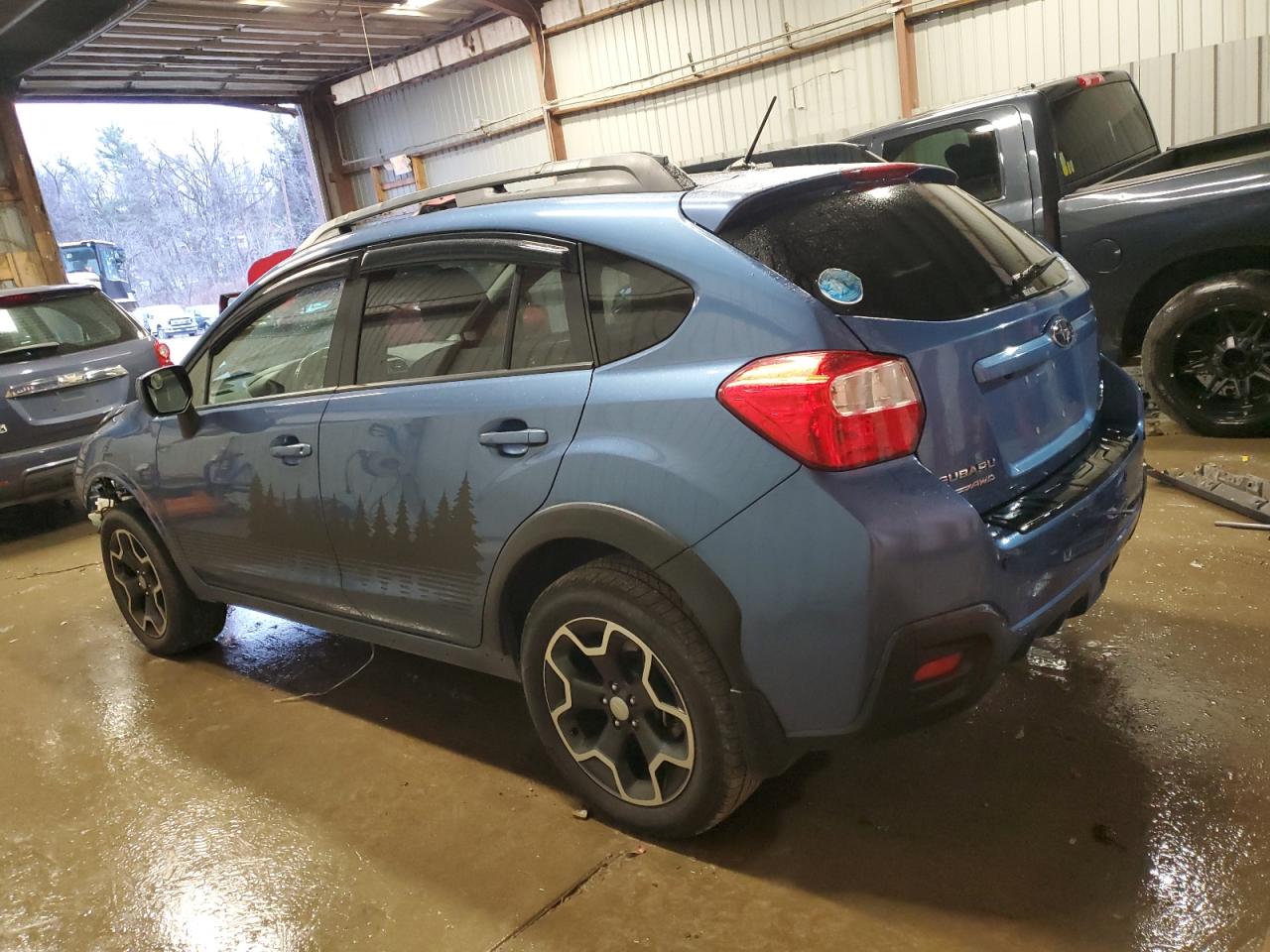 2014 Subaru XV VIN JF2GPAKC0E8285381 Copart auction photo, front end / side damage thumbnail 2