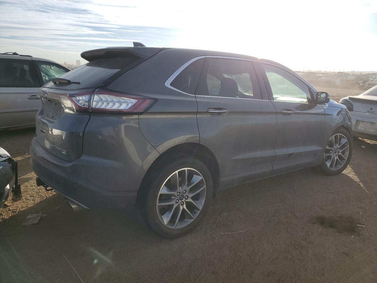 2017 Ford Edge VIN 2FMPK4K82HBC63969 Copart auction photo, front end damage thumbnail 3