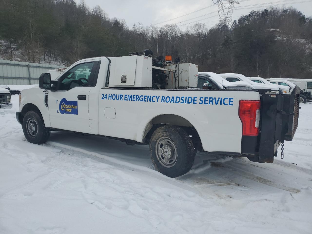 2017 Ford F250 VIN 1FTBF2A66HEE85619 Copart auction photo, rear end / undercarriage damage thumbnail 2