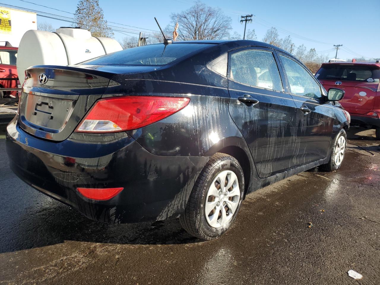 2017 Hyundai Accent VIN KMHCT4AEXHU336924 Copart auction photo, front end / frame damage damage thumbnail 3