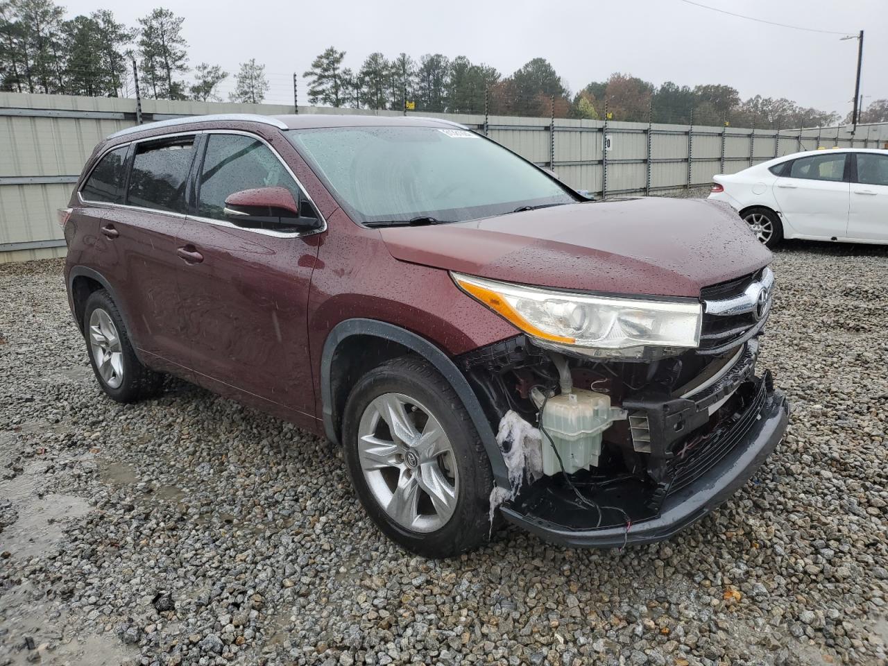 2016 Toyota Highlander VIN 5TDYKRFH1GS148843 Copart auction photo, front end damage thumbnail 4