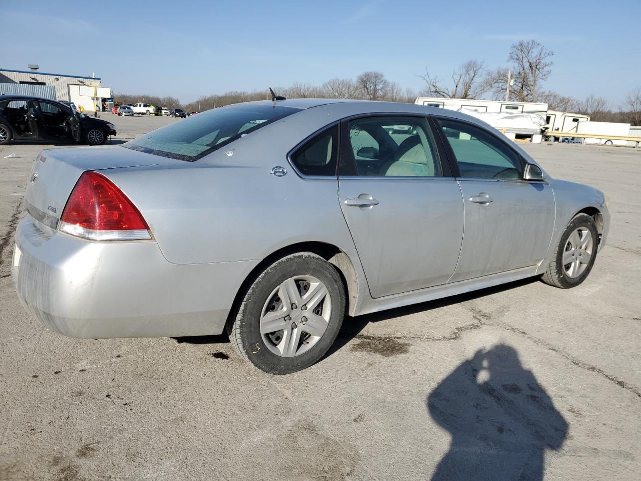2009 Chevrolet Impala VIN 2G1WB57K991268242 Copart auction photo, rear end / hail damage thumbnail 3