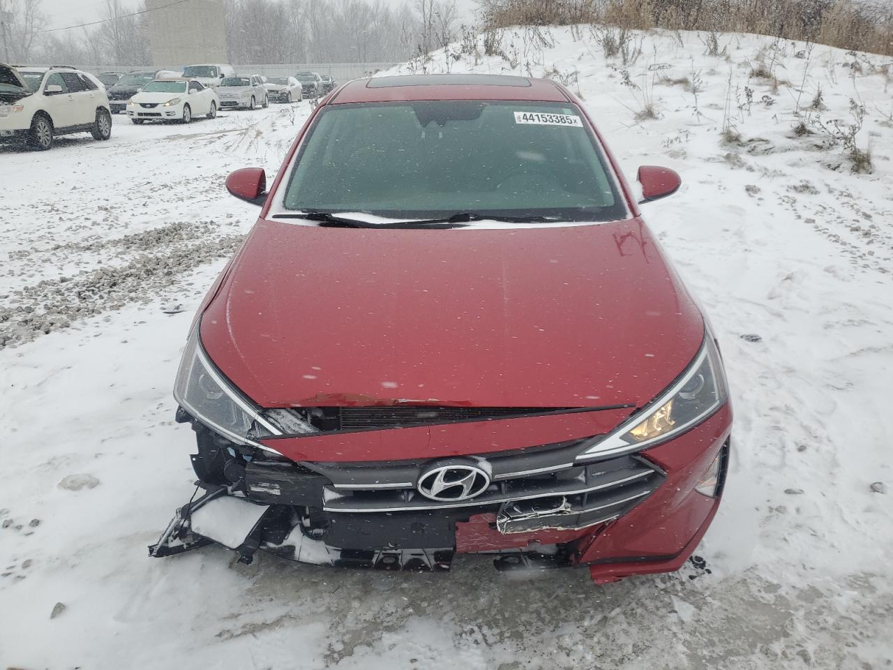 2019 Hyundai Elantra VIN 5NPD84LF9KH467859 Copart auction photo, all over damage thumbnail 5