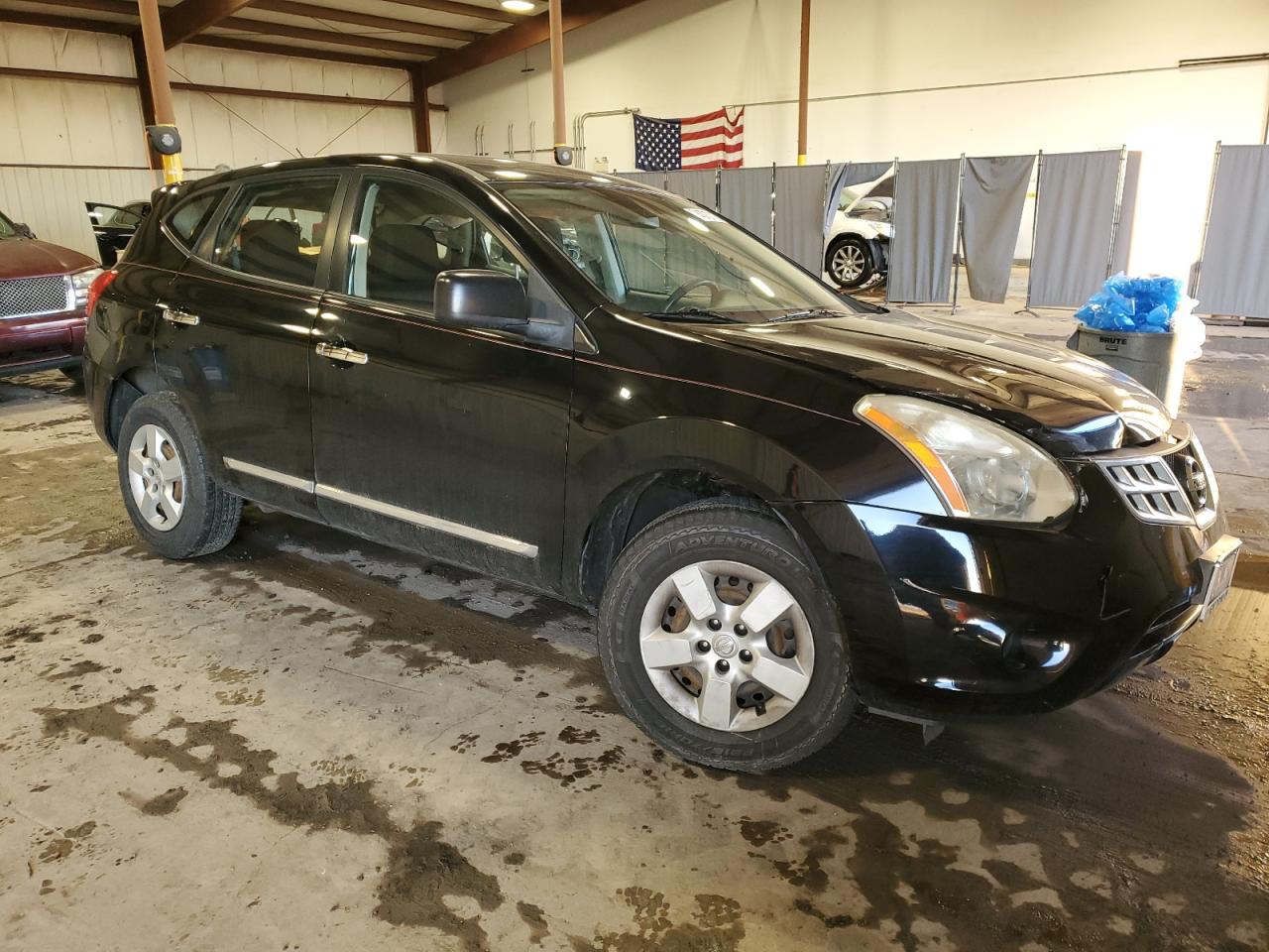 2012 Nissan Rogue VIN JN8AS5MV1CW716283 Copart auction photo, side / front end damage thumbnail 4