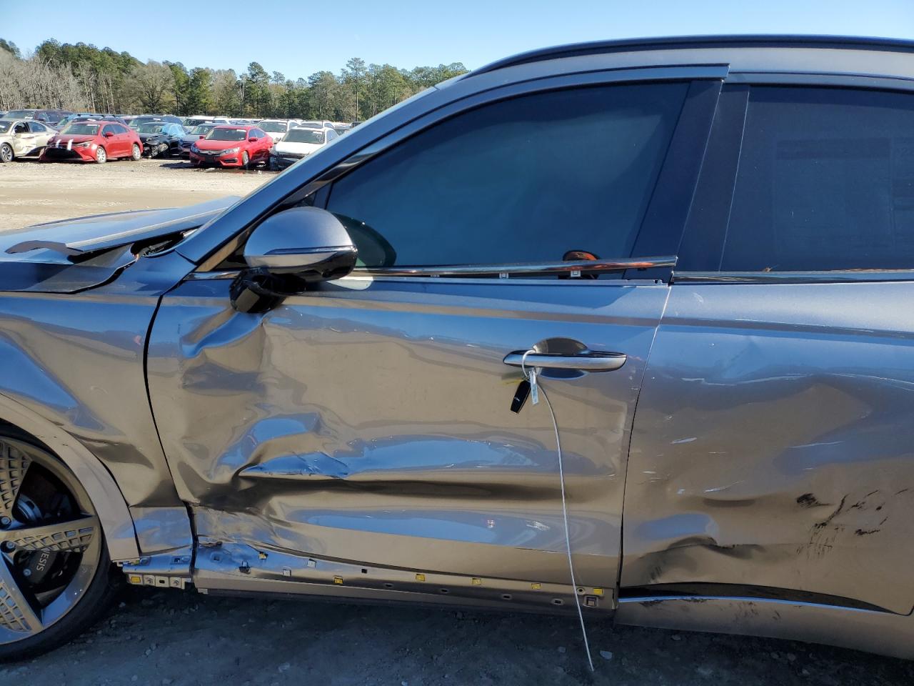 2023 Genesis Gv70 VIN KMUMADTB3PU130177 Copart auction photo, all over / mechanical damage thumbnail 7