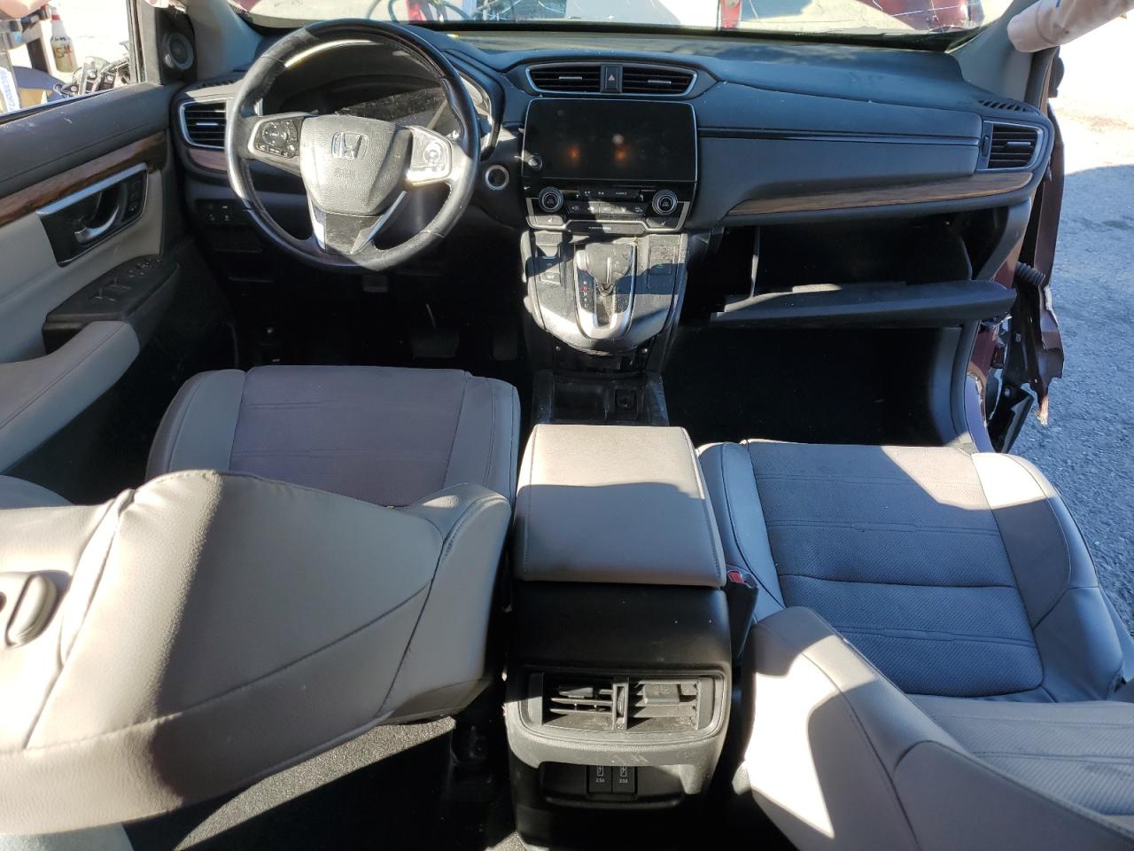 2017 Honda CR-V VIN 7FARW1H80HE024645 Copart auction photo, rollover damage thumbnail 8