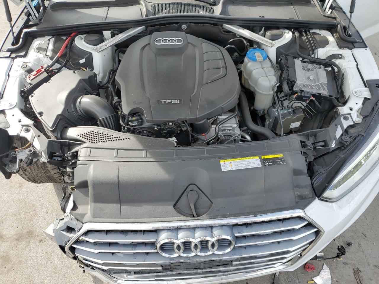2018 Audi A5 VIN WAUENCF51JA007947 Copart auction photo, front end damage thumbnail 11