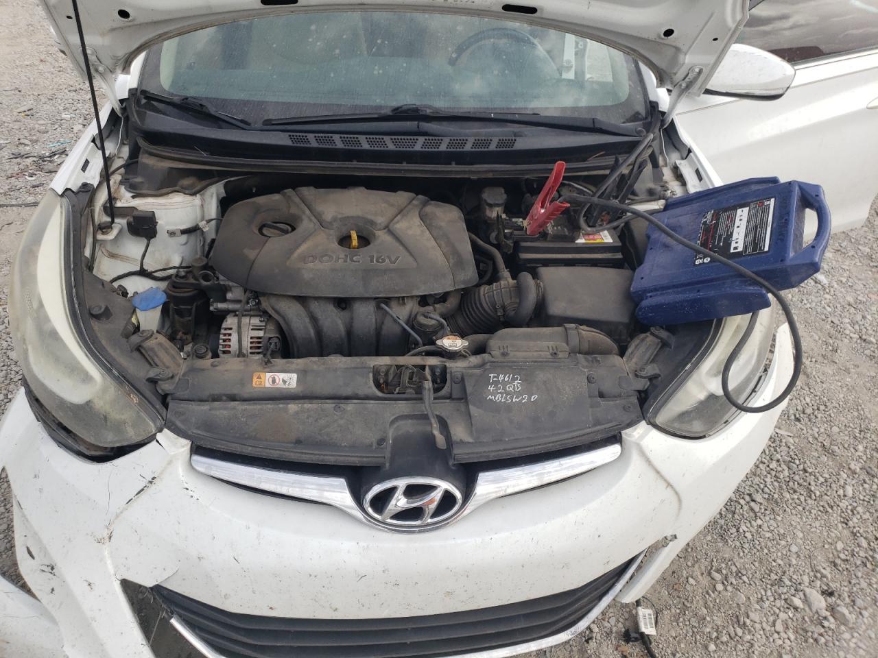 2016 Hyundai Elantra VIN 5NPDH4AE8GH689729 Copart auction photo, front end damage thumbnail 11