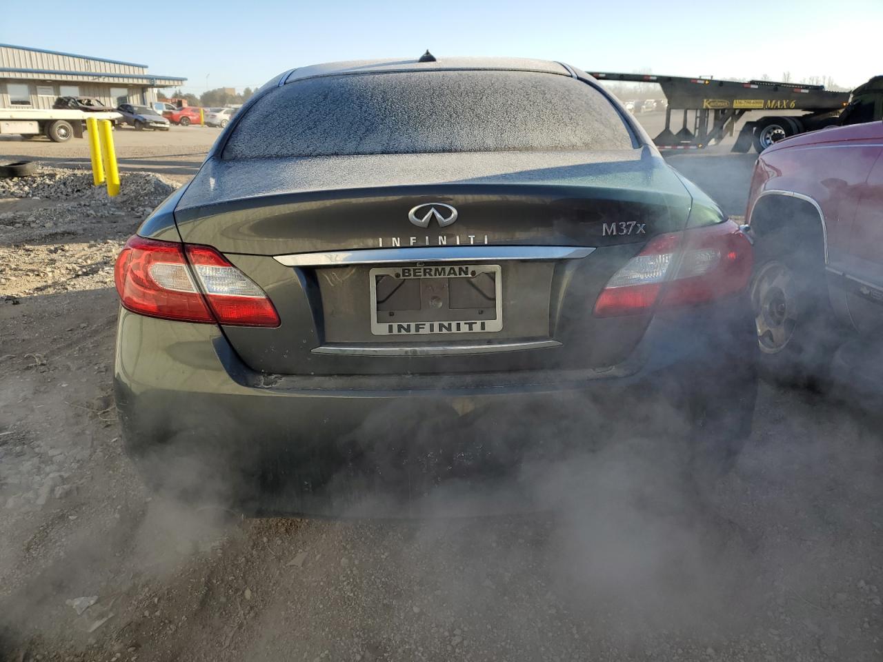 2012 Infiniti M VIN JN1BY1ARXCM390738 Copart auction photo, front end damage thumbnail 6