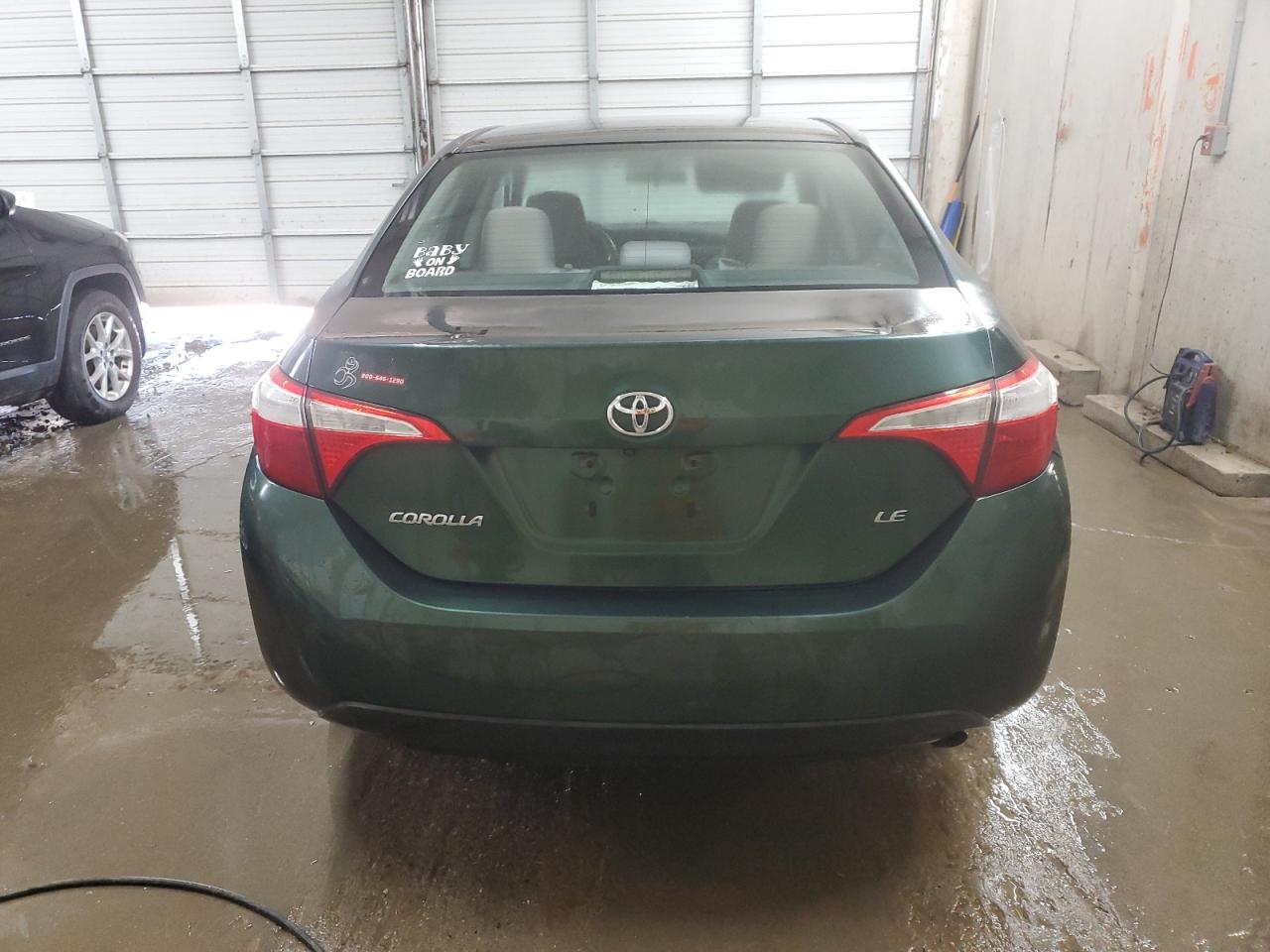 2014 Toyota Corolla VIN 5YFBURHE0EP089857 Copart auction photo, water/flood / front end damage thumbnail 6