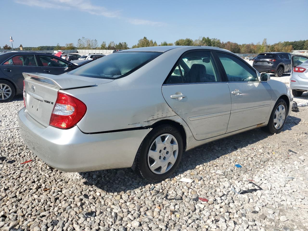 2003 Toyota Camry VIN 4T1BE32K43U691388 Copart auction photo, rear end / side damage thumbnail 3