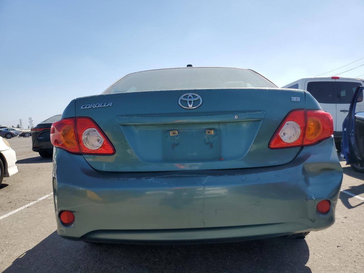 2009 Toyota Corolla VIN JTDBL40E99J022931 Copart auction photo, rear end damage thumbnail 6