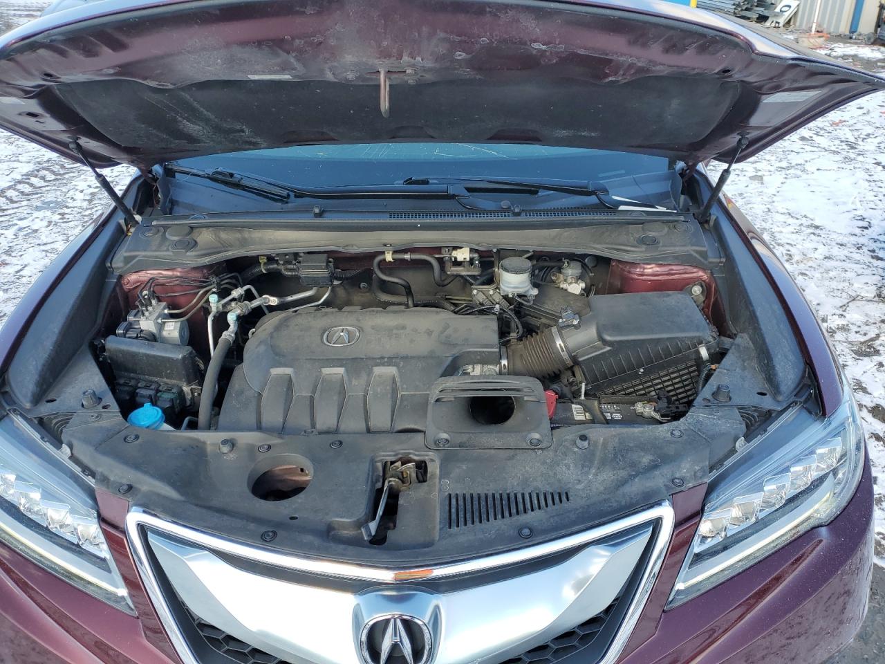 2018 Acura RDX VIN 5J8TB4H78JL018442 Copart auction photo, top/roof damage thumbnail 12