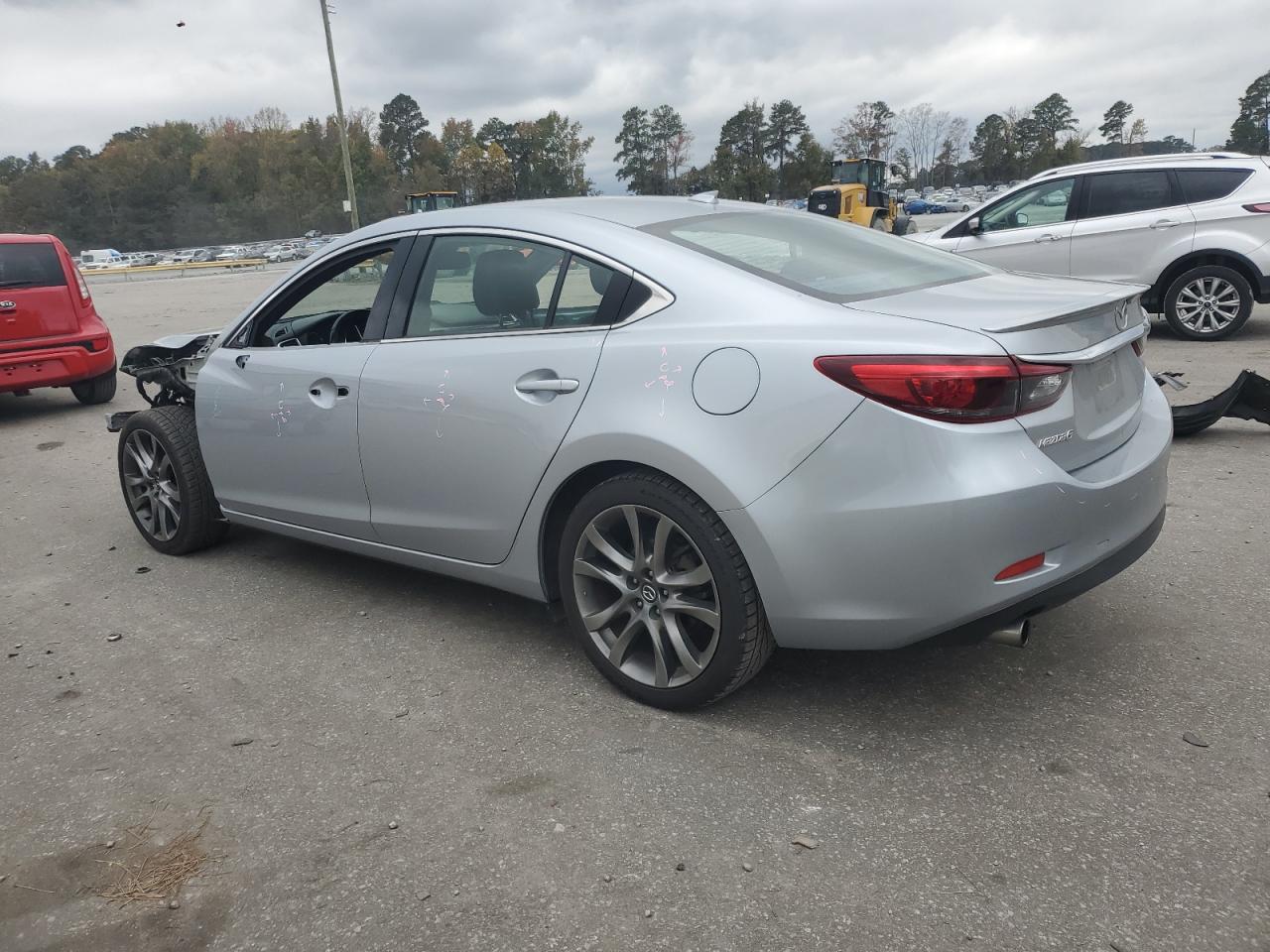 2017 Mazda 6 VIN JM1GL1X54H1110181 Copart auction photo, front end / side damage thumbnail 2