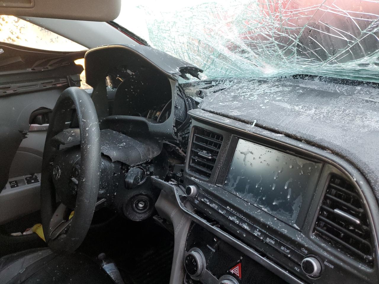2019 Hyundai Elantra VIN 5NPD84LF1KH464101 Copart auction photo, all over damage thumbnail 9