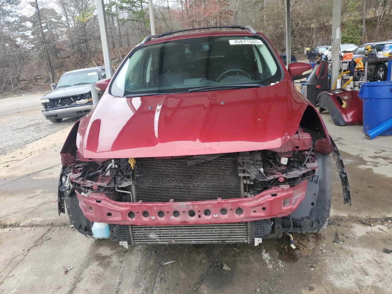 2013 Ford Escape VIN 1FMCU0J90DUD65450 Copart auction photo, front end damage thumbnail 5