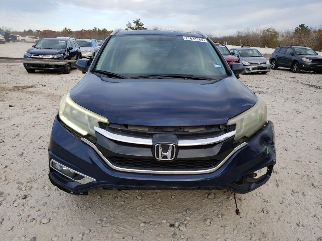 2015 Honda CR-V VIN 2HKRM3H74FH555401 Copart auction photo, undercarriage / front end damage thumbnail 5