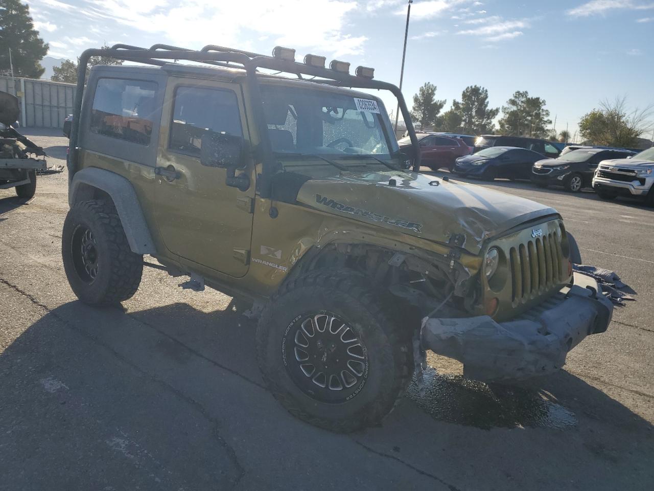 2008 Jeep Wrangler VIN 1J4FA24128L627132 Copart auction photo, front end damage thumbnail 4