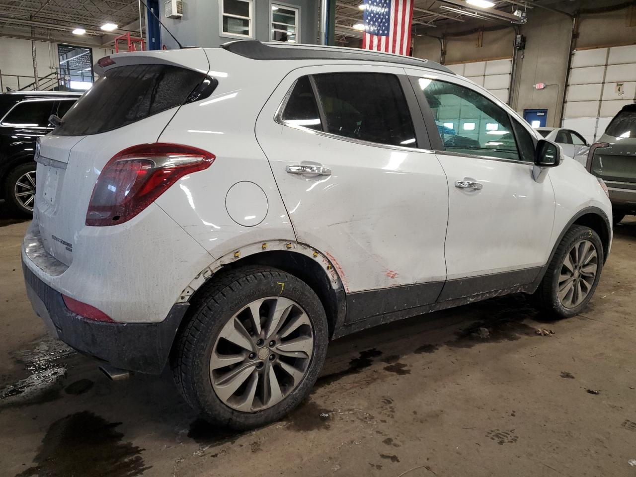 2017 Buick Encore VIN KL4CJESB0HB039073 Copart auction photo, all over damage thumbnail 3