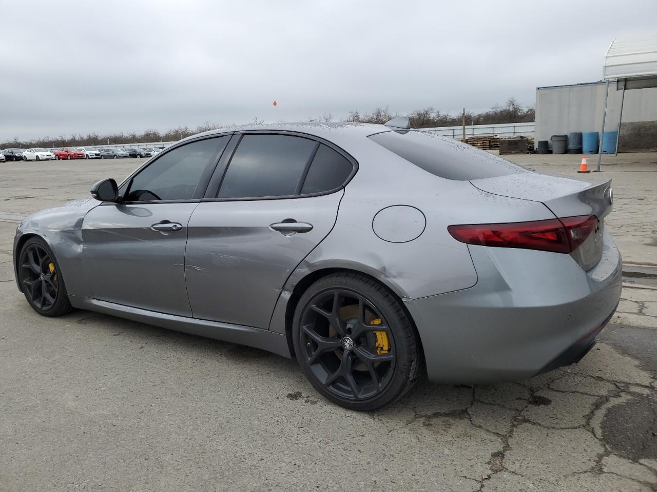 2020 Alfa Romeo Giulia VIN ZARFAMAN2L7625199 Copart auction photo, all over damage thumbnail 2