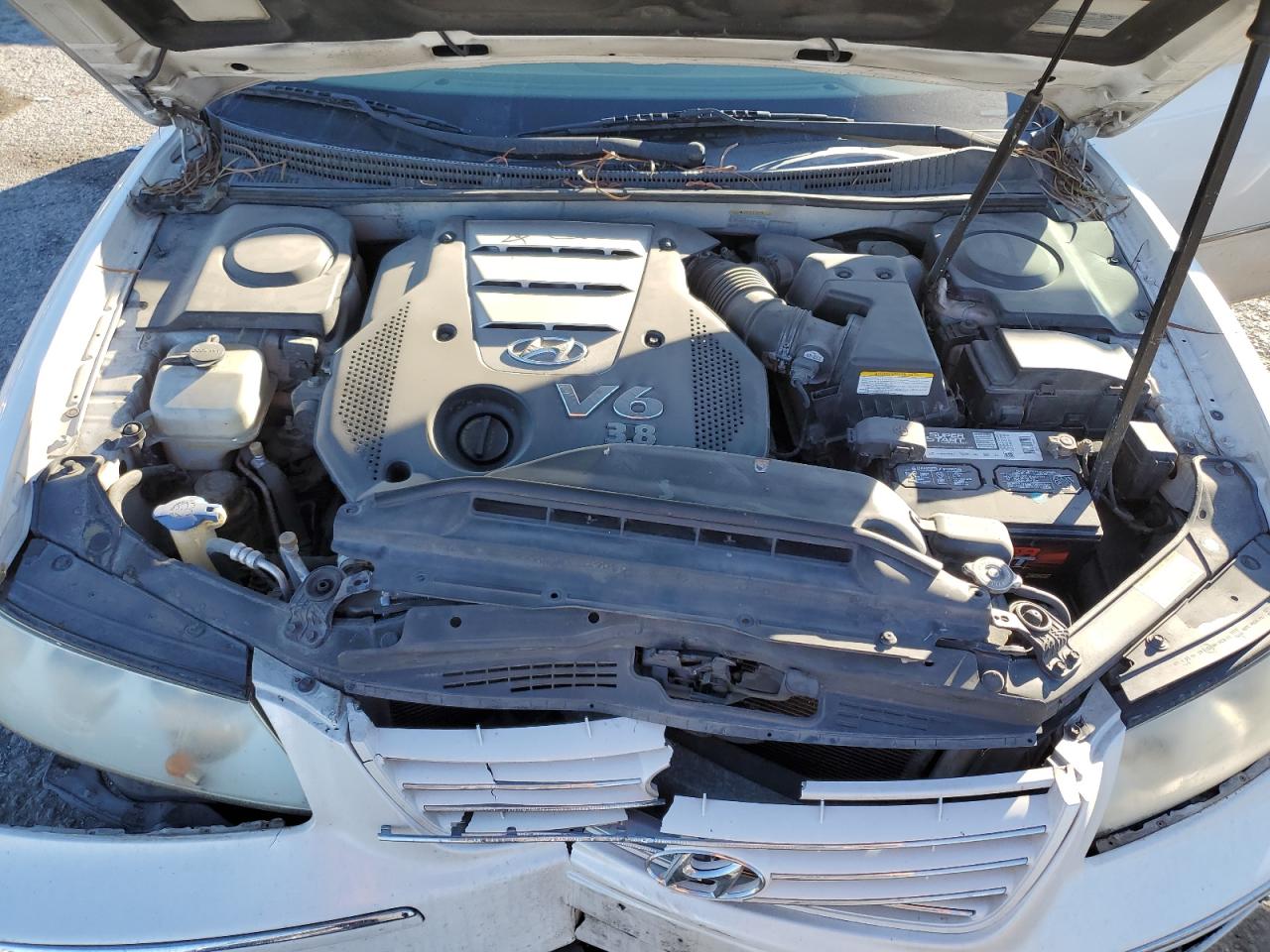 2007 Hyundai Azera VIN KMHFC46F77A238884 Copart auction photo, front end damage thumbnail 11