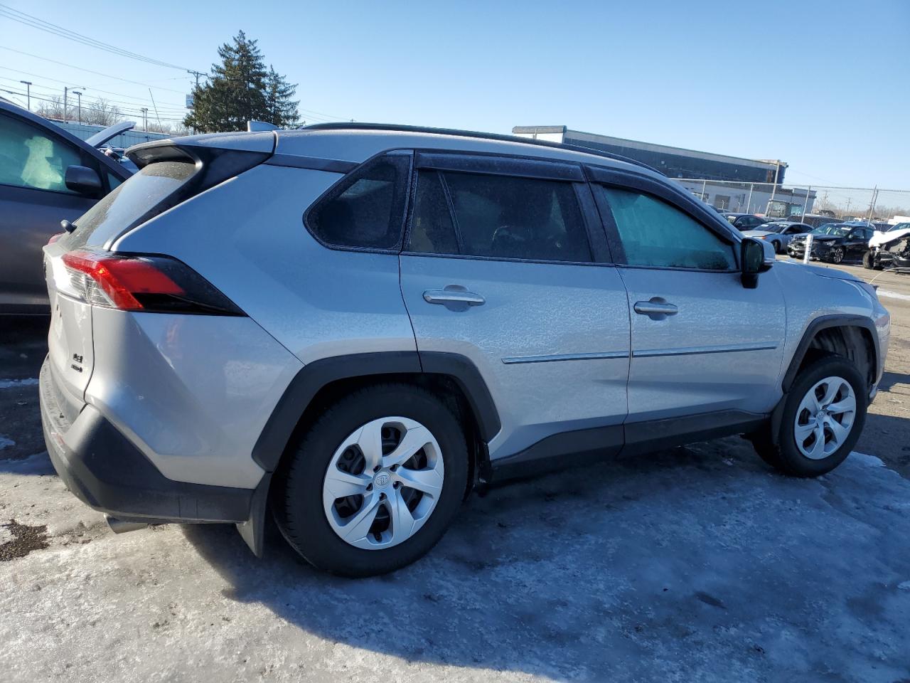 2020 Toyota RAV 4 VIN 2T3G1RFV0LC113547 Copart auction photo, side / rear end damage thumbnail 3