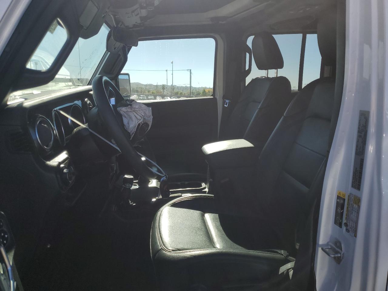 2021 Jeep Wrangler VIN 1C4HJXENXMW744916 Copart auction photo, undercarriage / front end damage thumbnail 7