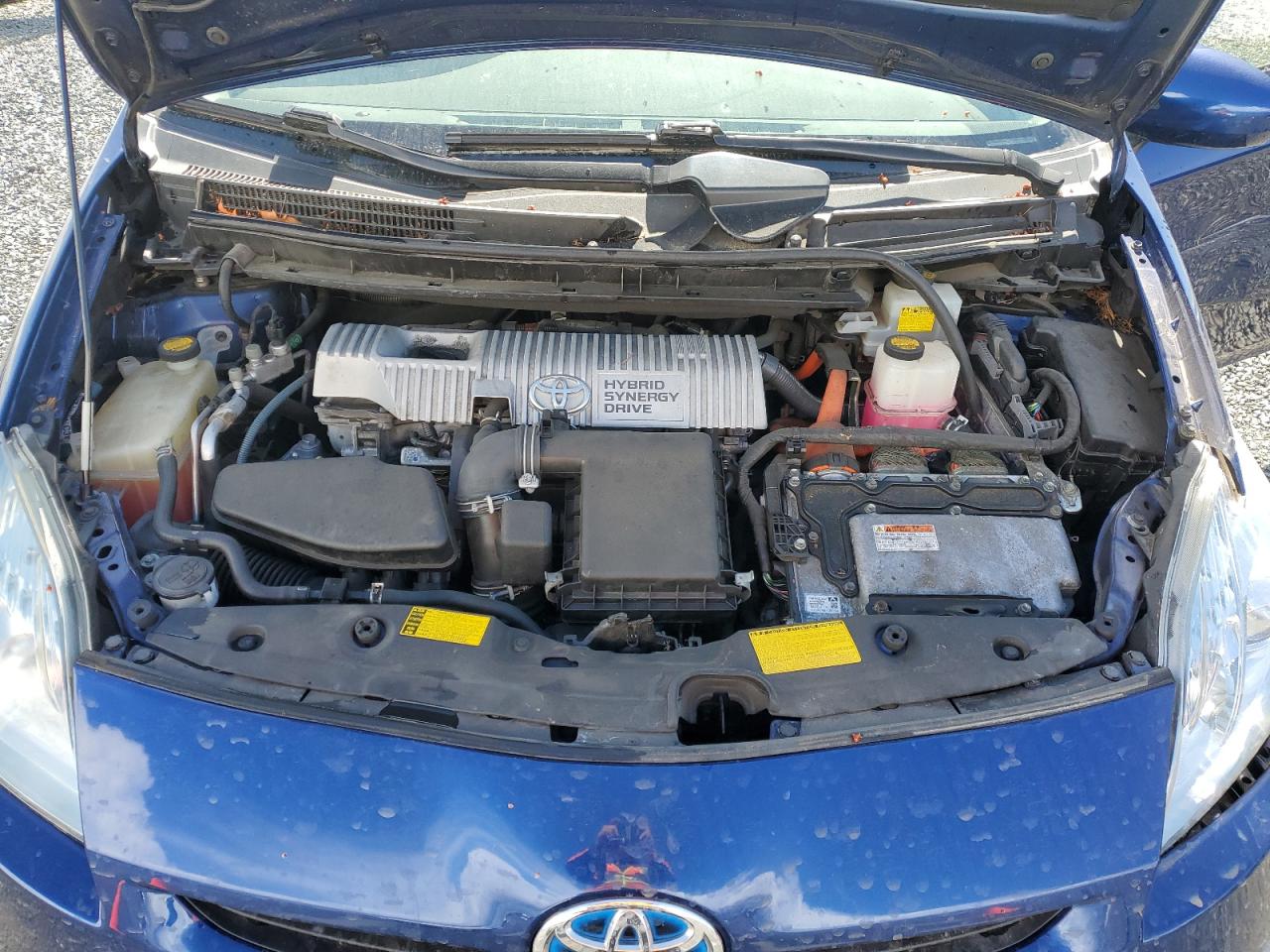 2011 Toyota Prius VIN JTDKN3DU4B5332568 Copart auction photo, front end / side damage thumbnail 11