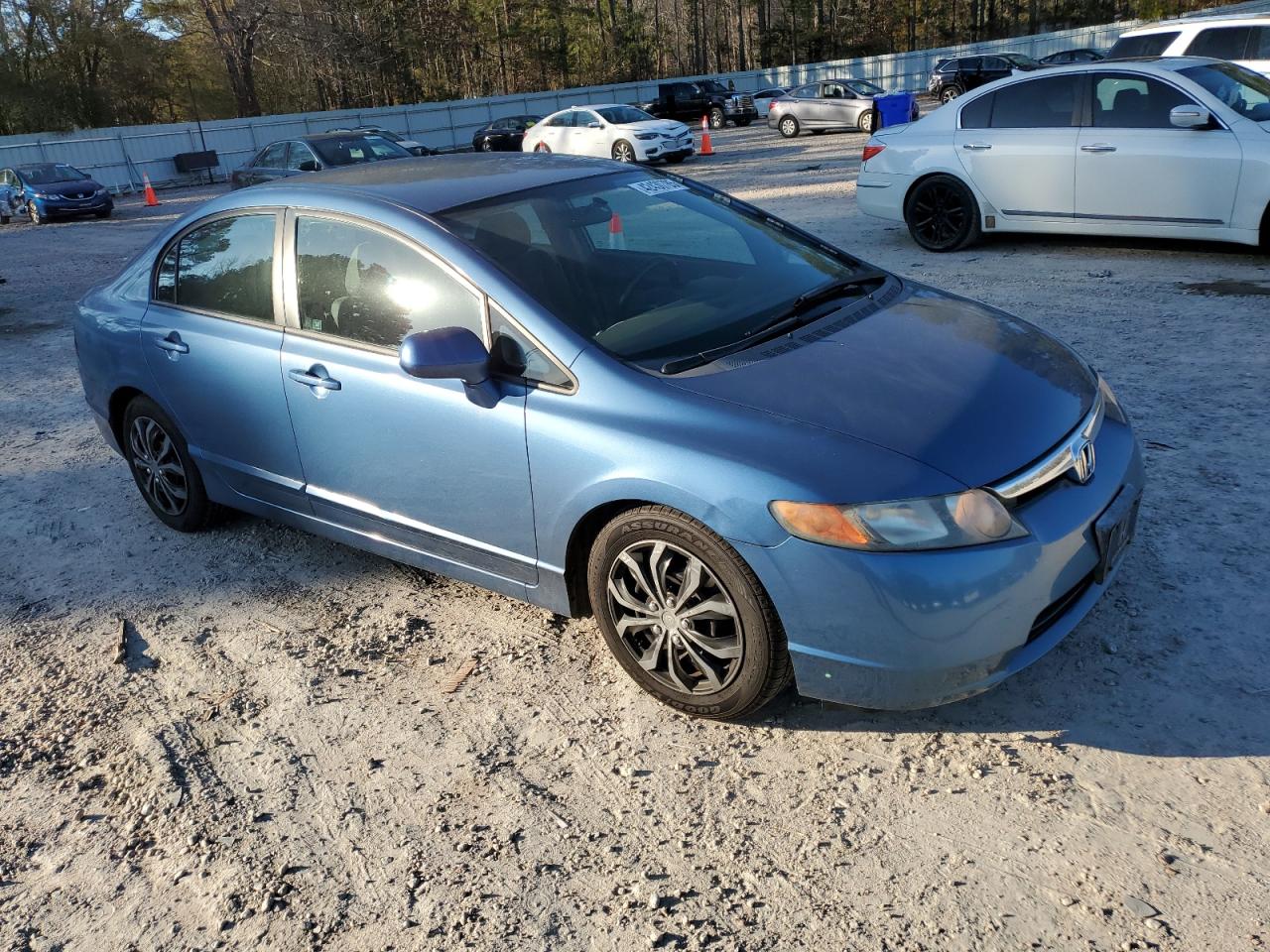 2007 Honda Civic VIN 1HGFA16597L020791 Copart auction photo, side / rear end damage thumbnail 4