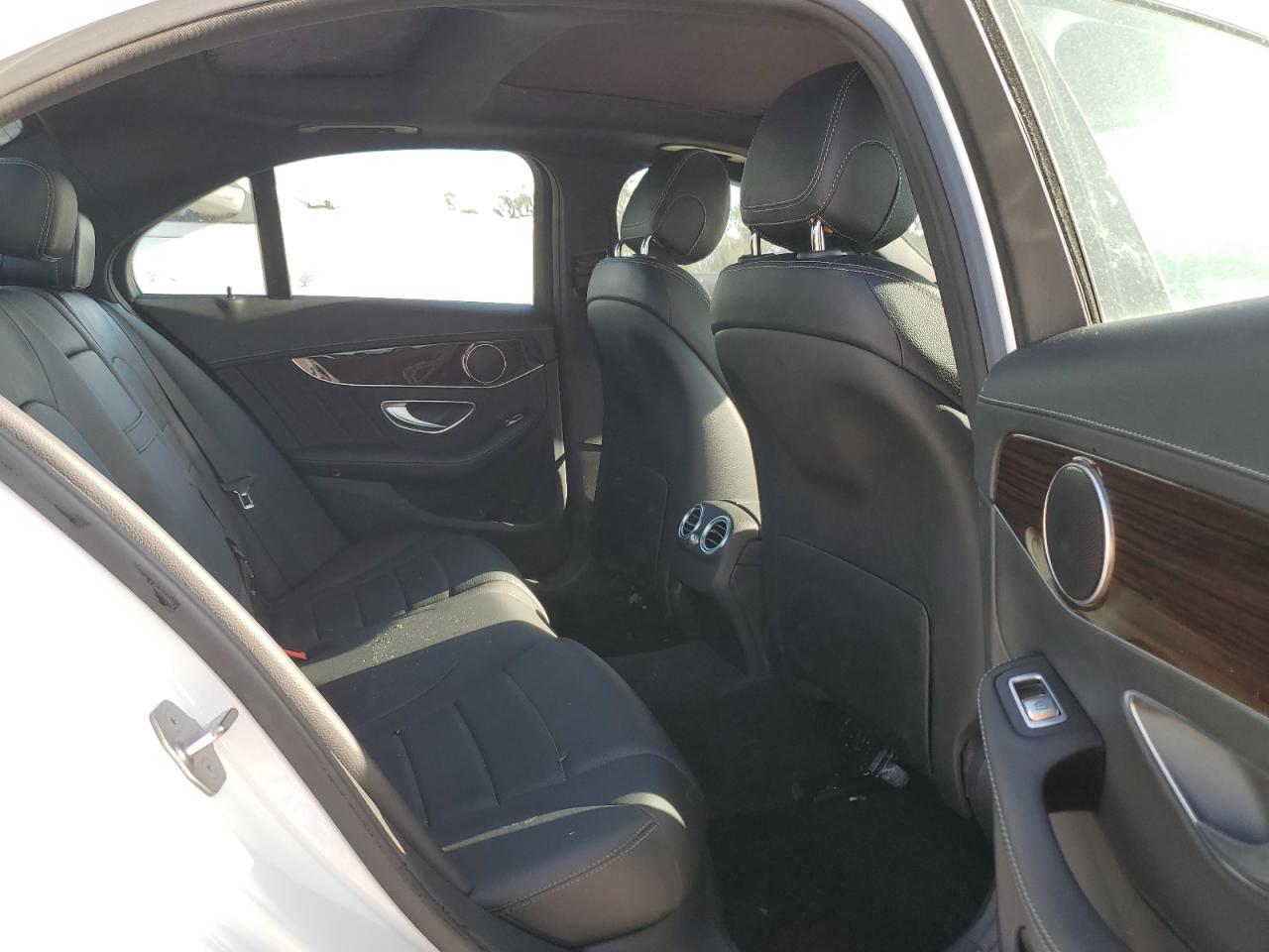 2017 Mercedes-Benz C-klasse VIN WDDWF4JB7HR290718 Copart auction photo, top/roof / water/flood damage thumbnail 10