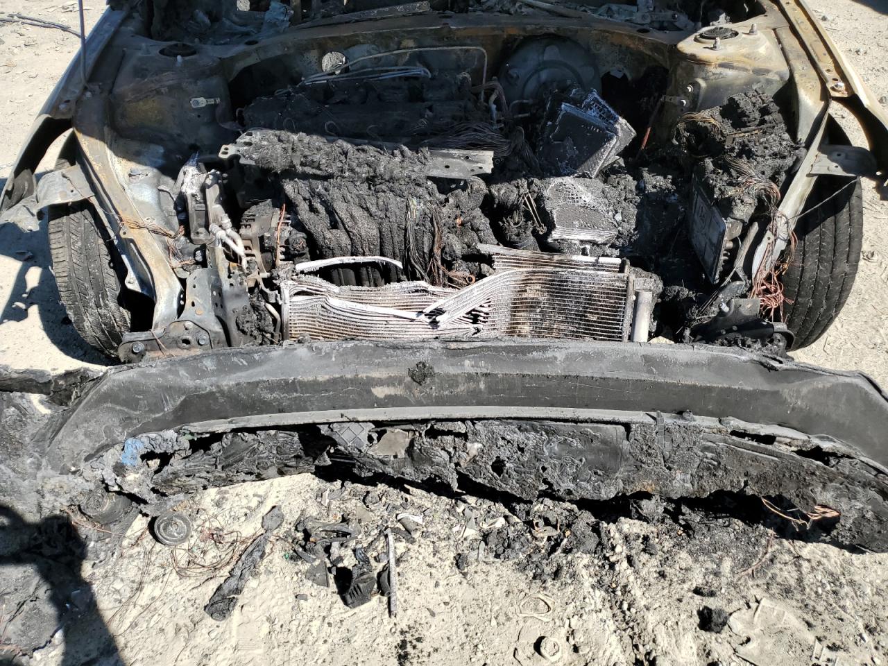 2021 Hyundai Elantra VIN 5NPLS4AG4MH005009 Copart auction photo, burn damage thumbnail 11