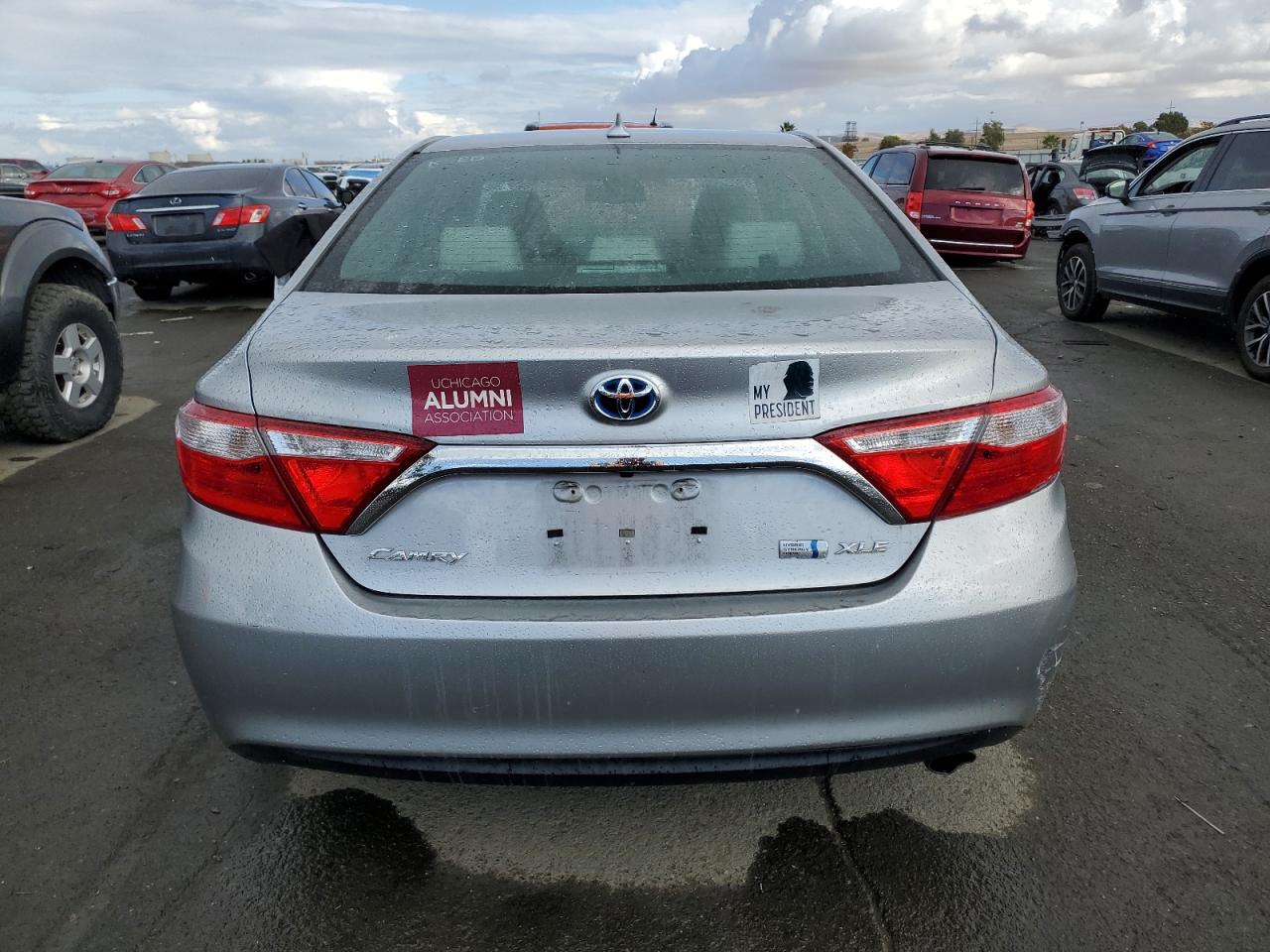 2015 Toyota Camry VIN 4T1BD1FK8FU164749 Copart auction photo, front end / rear end damage thumbnail 6