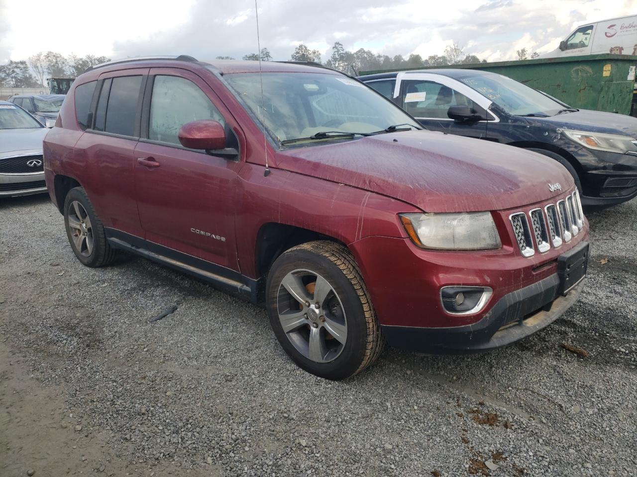 2016 Jeep Compass VIN 1C4NJDEB2GD559282 Copart auction photo, water/flood damage thumbnail 4