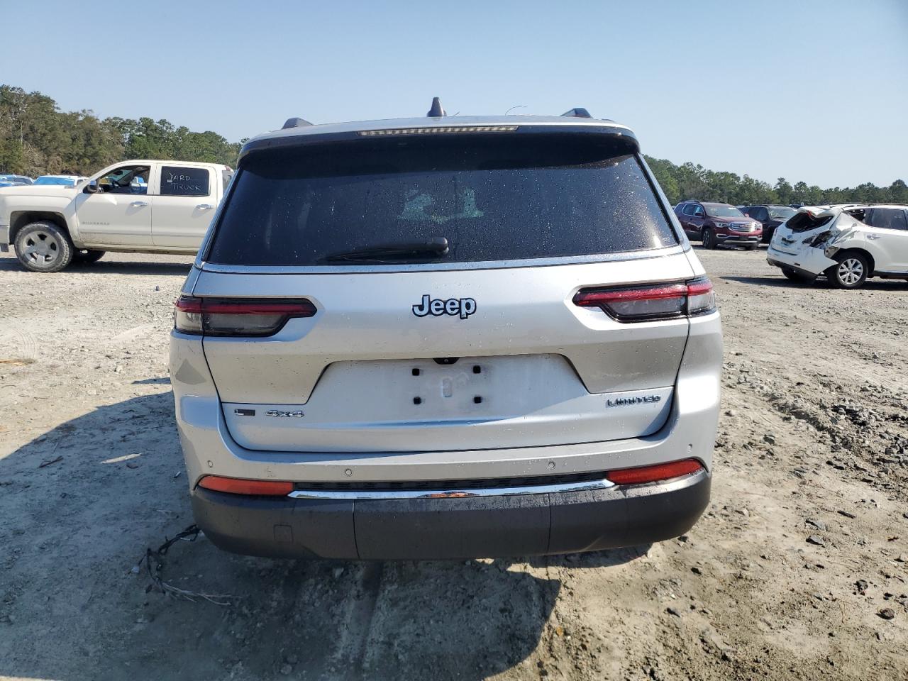 2021 Jeep Grand Cherokee VIN 1C4RJKBG3M8106296 Copart auction photo, top/roof / front end damage thumbnail 6