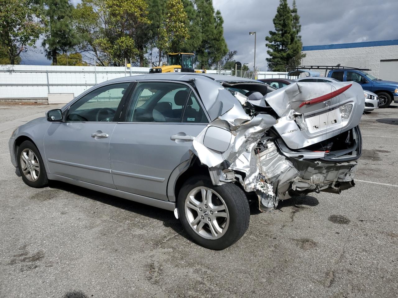 2007 Honda Accord VIN JHMCM563X7C004449 Copart auction photo, all over damage thumbnail 2