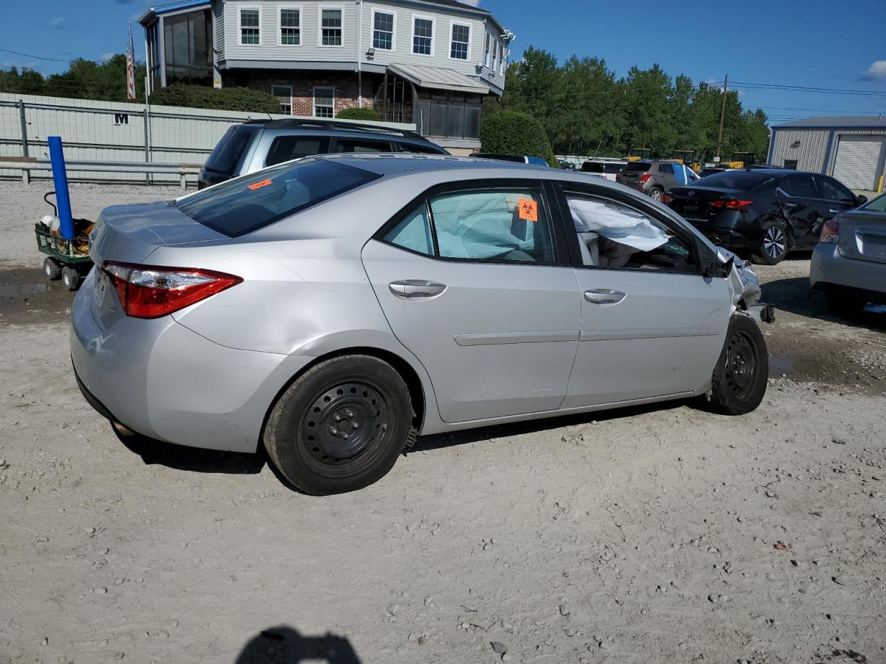 2015 Toyota Corolla VIN 2T1BURHE6FC280555 Copart auction photo, front end damage thumbnail 3