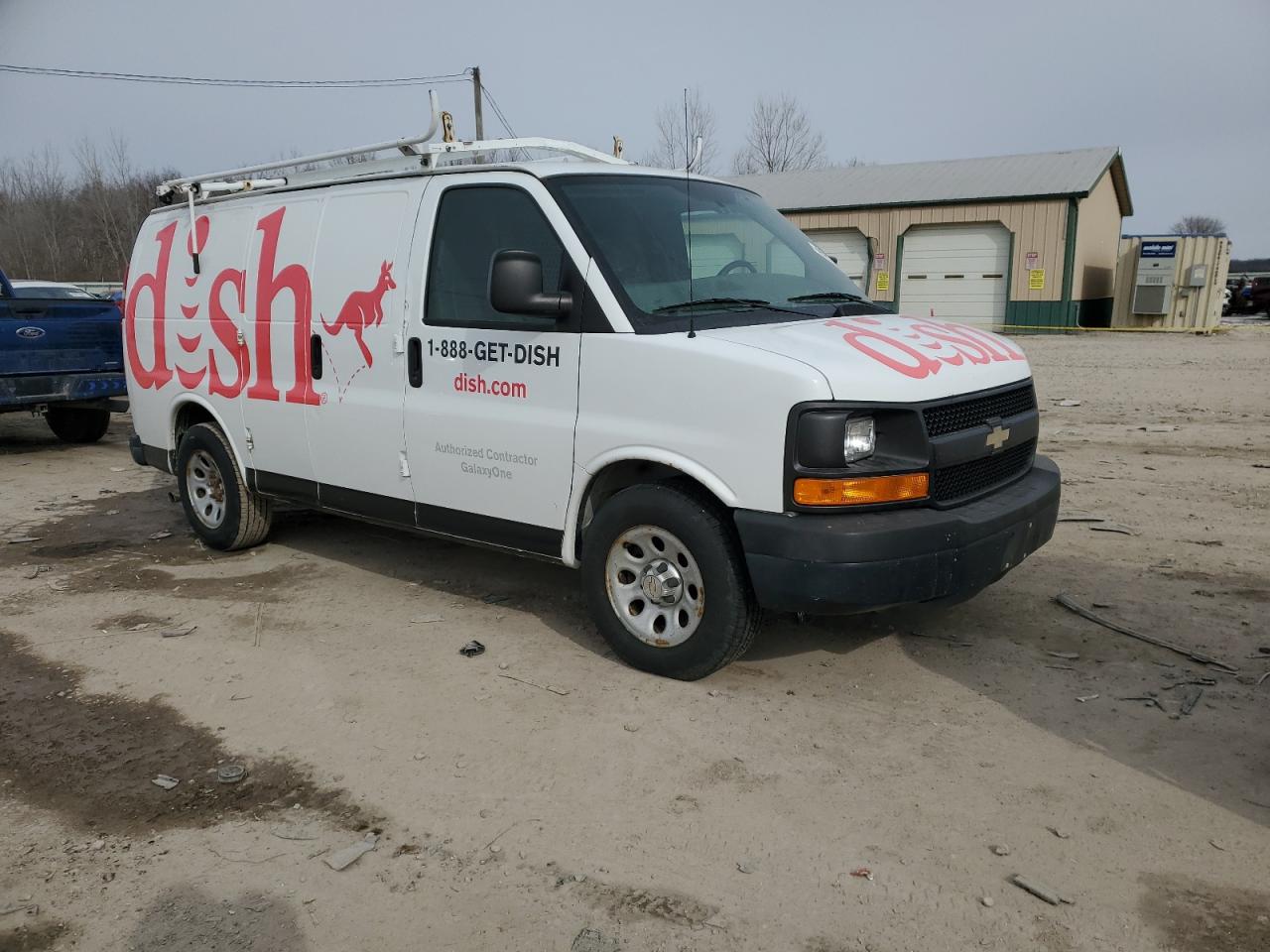2013 Chevrolet Express VIN 1GCSGAFX9D1127845 Copart auction photo, mechanical damage thumbnail 4