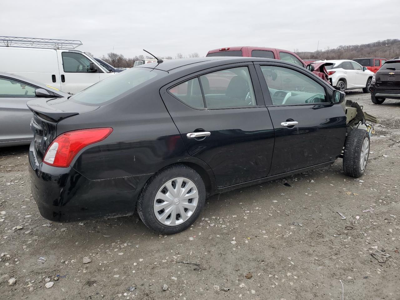 2019 Nissan Versa VIN 3N1CN7APXKL880734 Copart auction photo, front end / side damage thumbnail 3