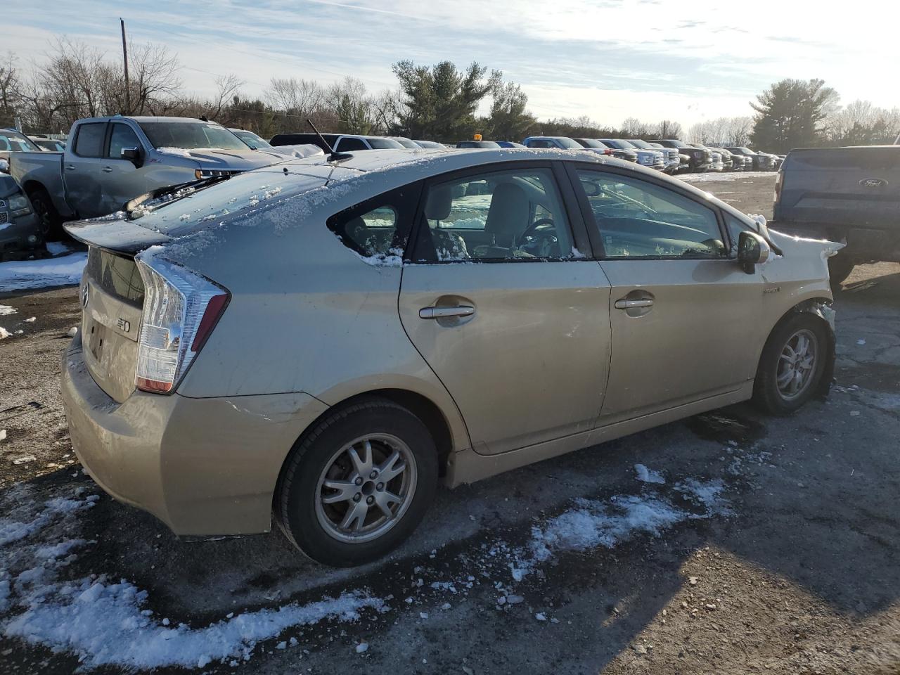 2010 Toyota Prius VIN JTDKN3DU6A1170626 Copart auction photo, front end damage thumbnail 3