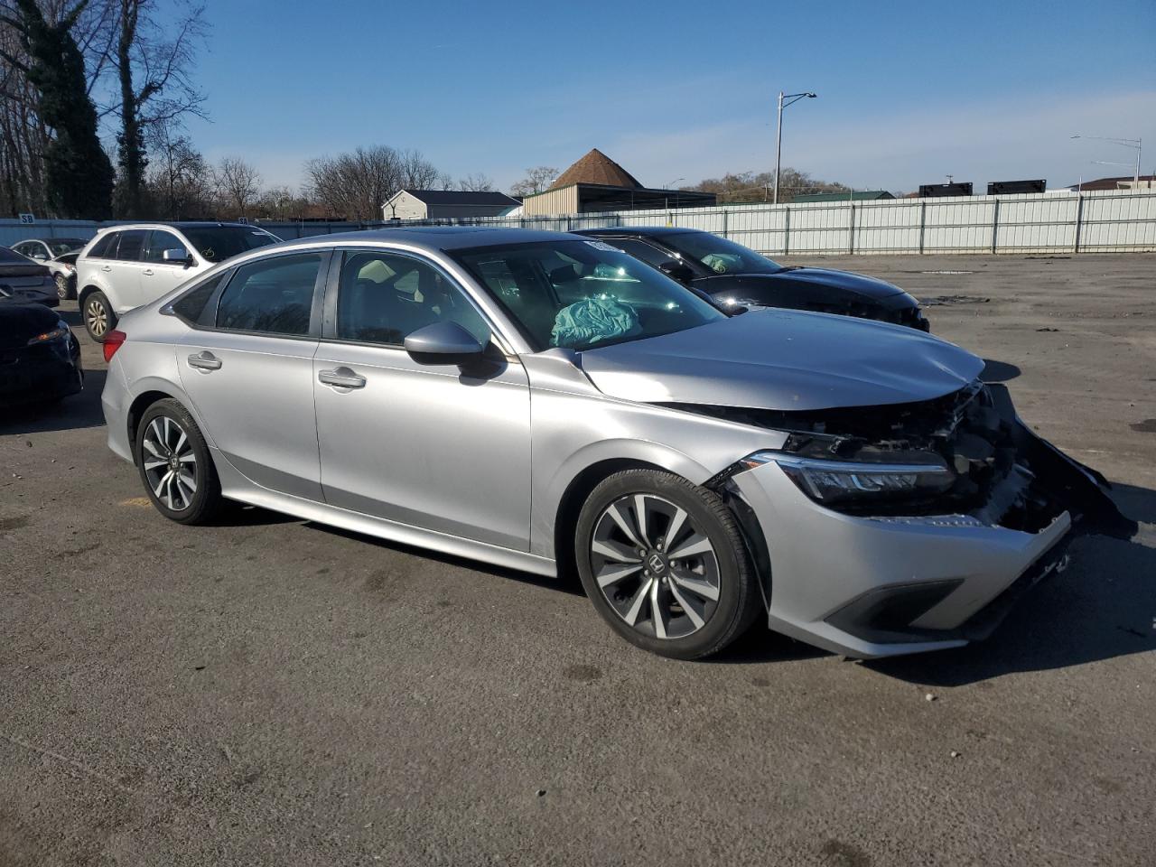 2022 Honda Civic VIN JHMFE1F7XNX008707 Copart auction photo, front end damage thumbnail 4