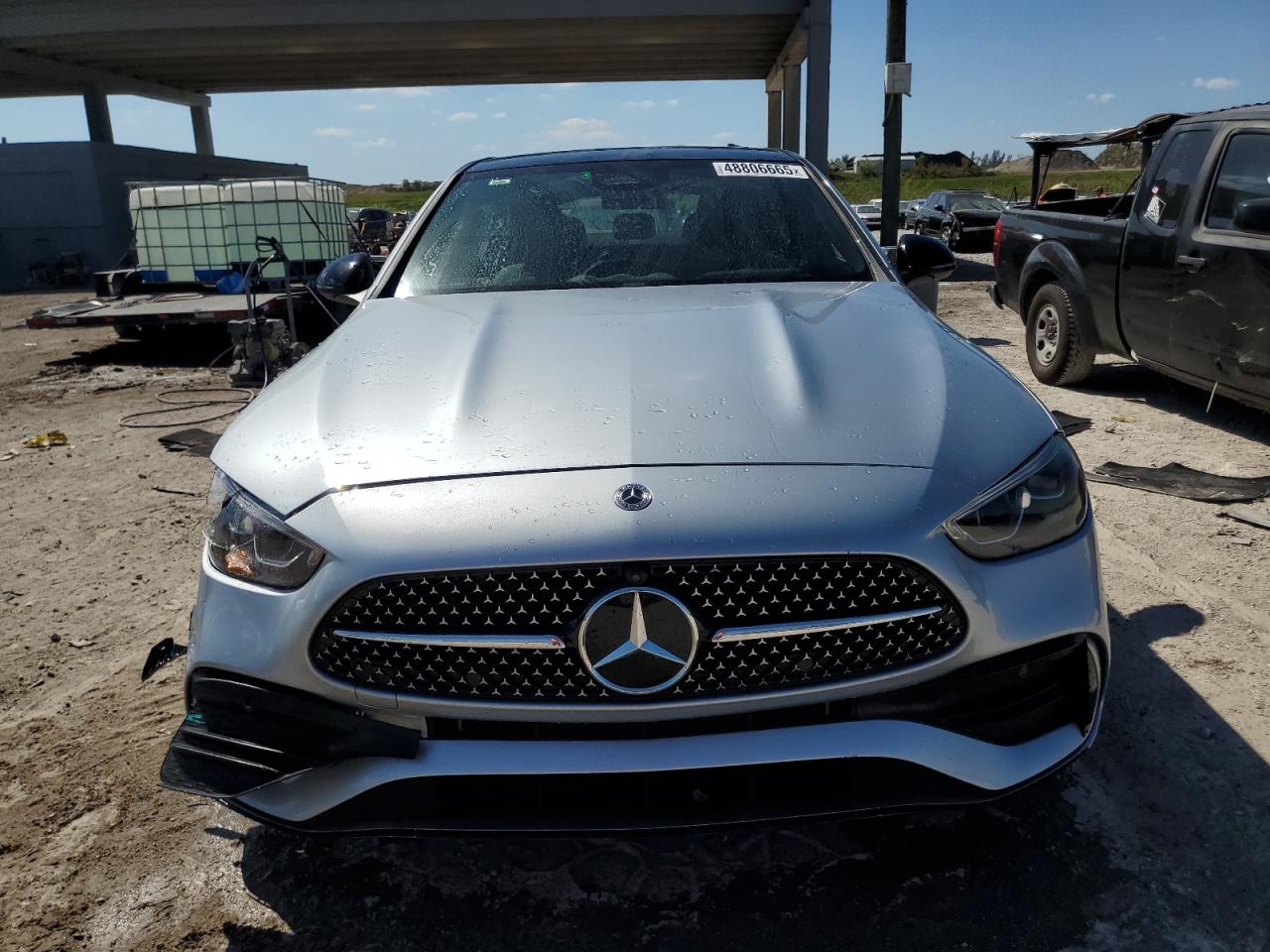 2023 Mercedes-Benz C-klasse VIN W1KAF4GB2PR145957 Copart auction photo, front end / rear end damage thumbnail 5