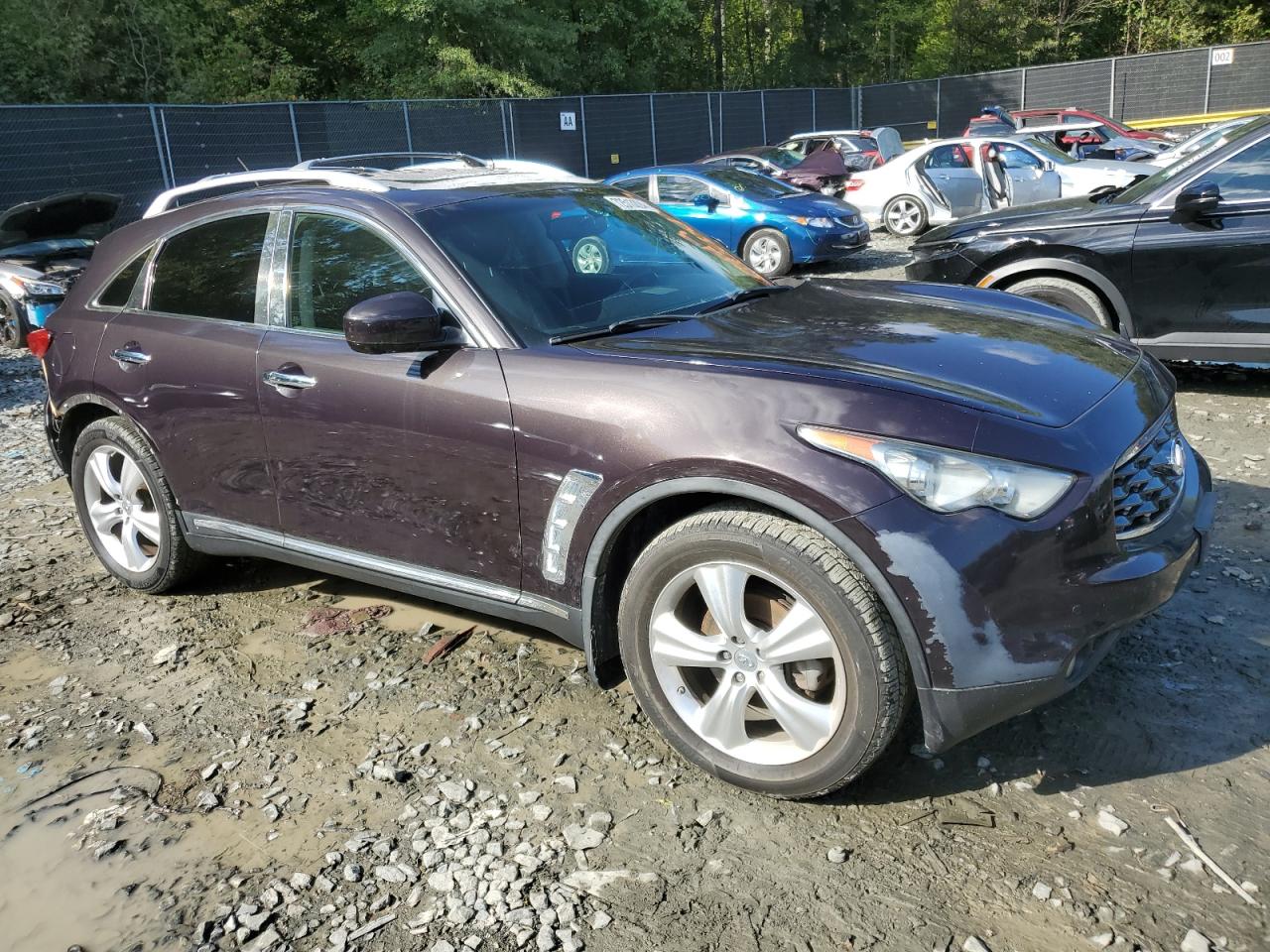 2011 Infiniti FX VIN JN8AS1MW7BM734069 Copart auction photo, rear end damage thumbnail 4