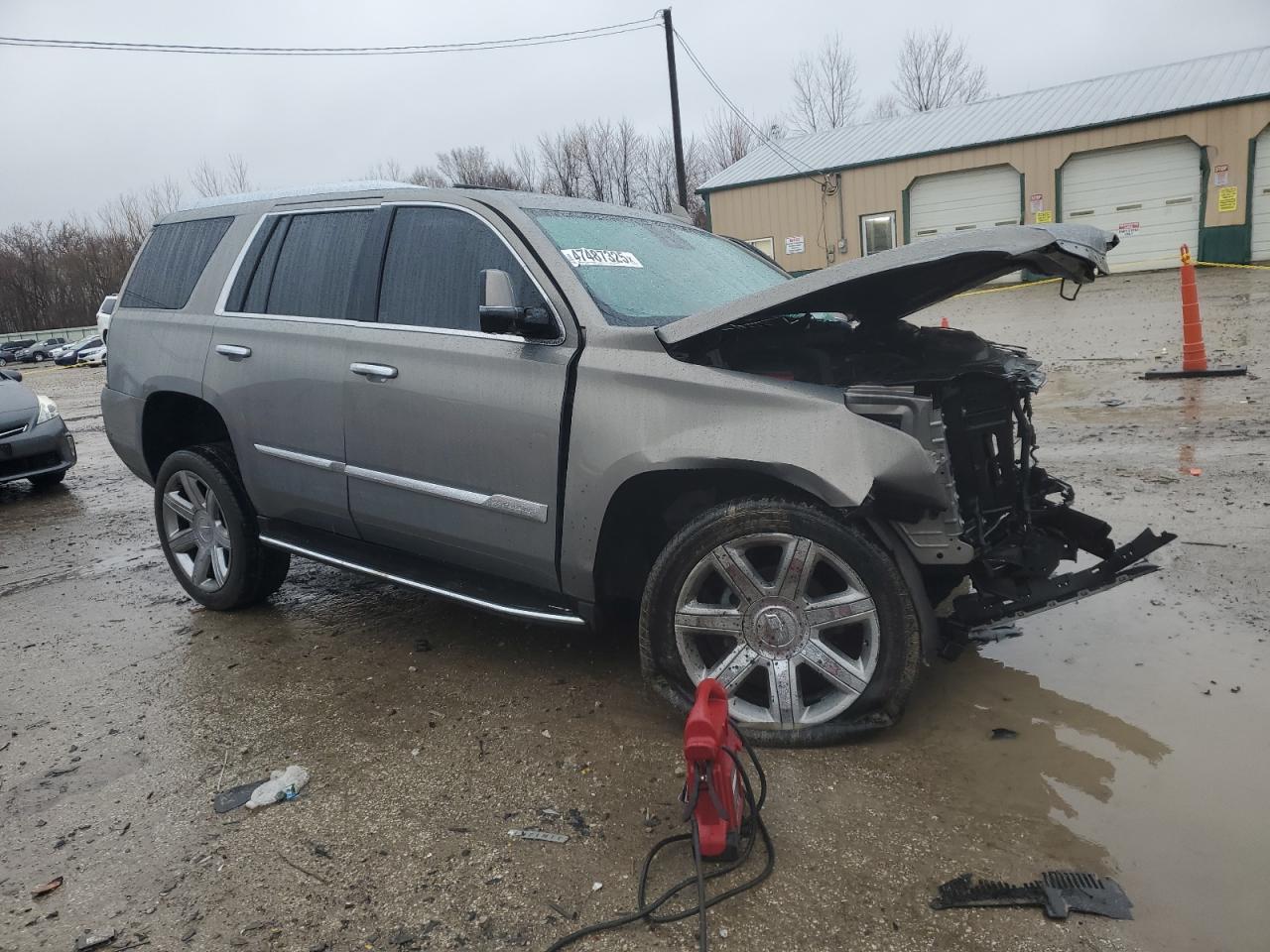 2018 Cadillac Escalade VIN 1GYS4BKJ1JR344071 Copart auction photo, front end damage thumbnail 4
