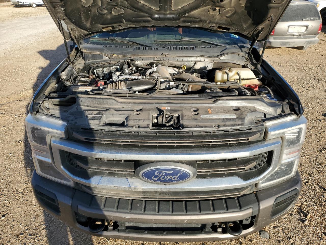 2022 Ford F350 VIN 1FT8W3BT5NEG24042 Copart auction photo, front end / side damage thumbnail 11