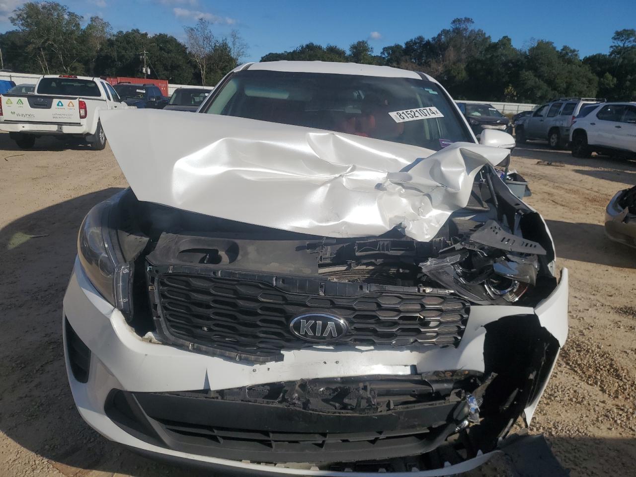 2019 KIA Sorento VIN 5XYPG4A59KG488468 Copart auction photo, front end damage thumbnail 5