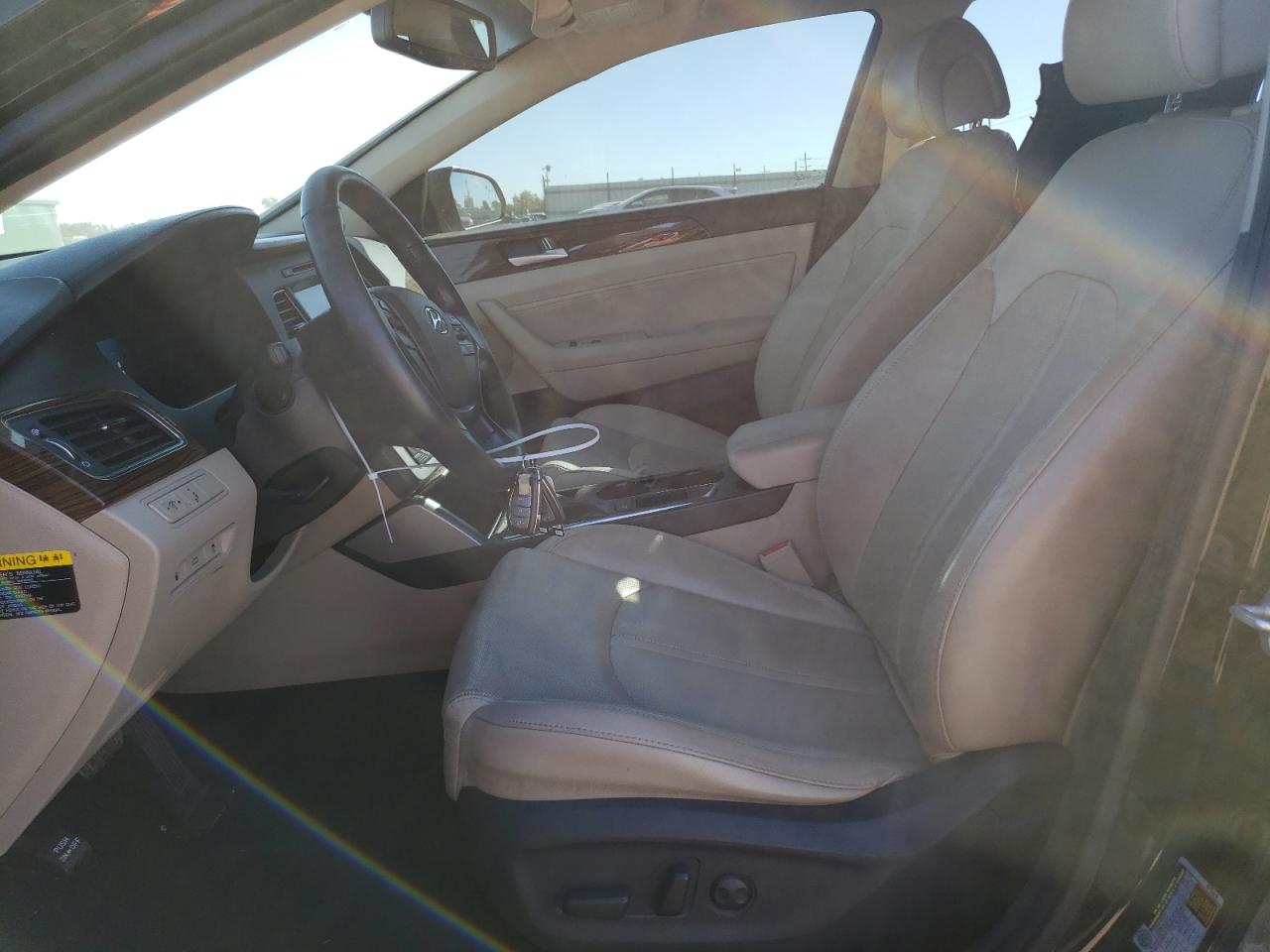 2017 Hyundai Sonata VIN 5NPE34AF7HH593250 Copart auction photo, rear end / side damage thumbnail 7
