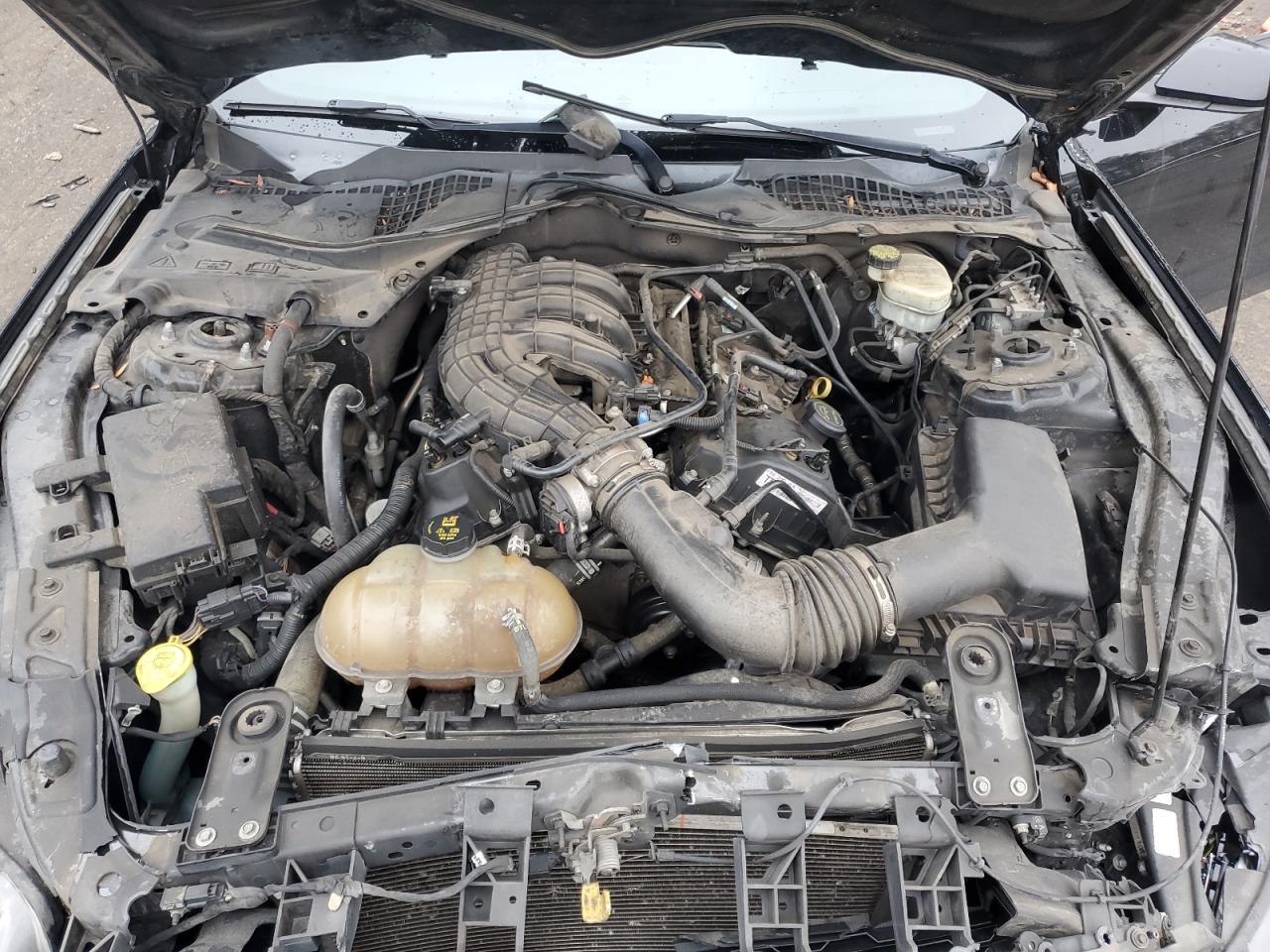 2015 Ford Mustang VIN 1FA6P8AMXF5411056 Copart auction photo, front end damage thumbnail 11