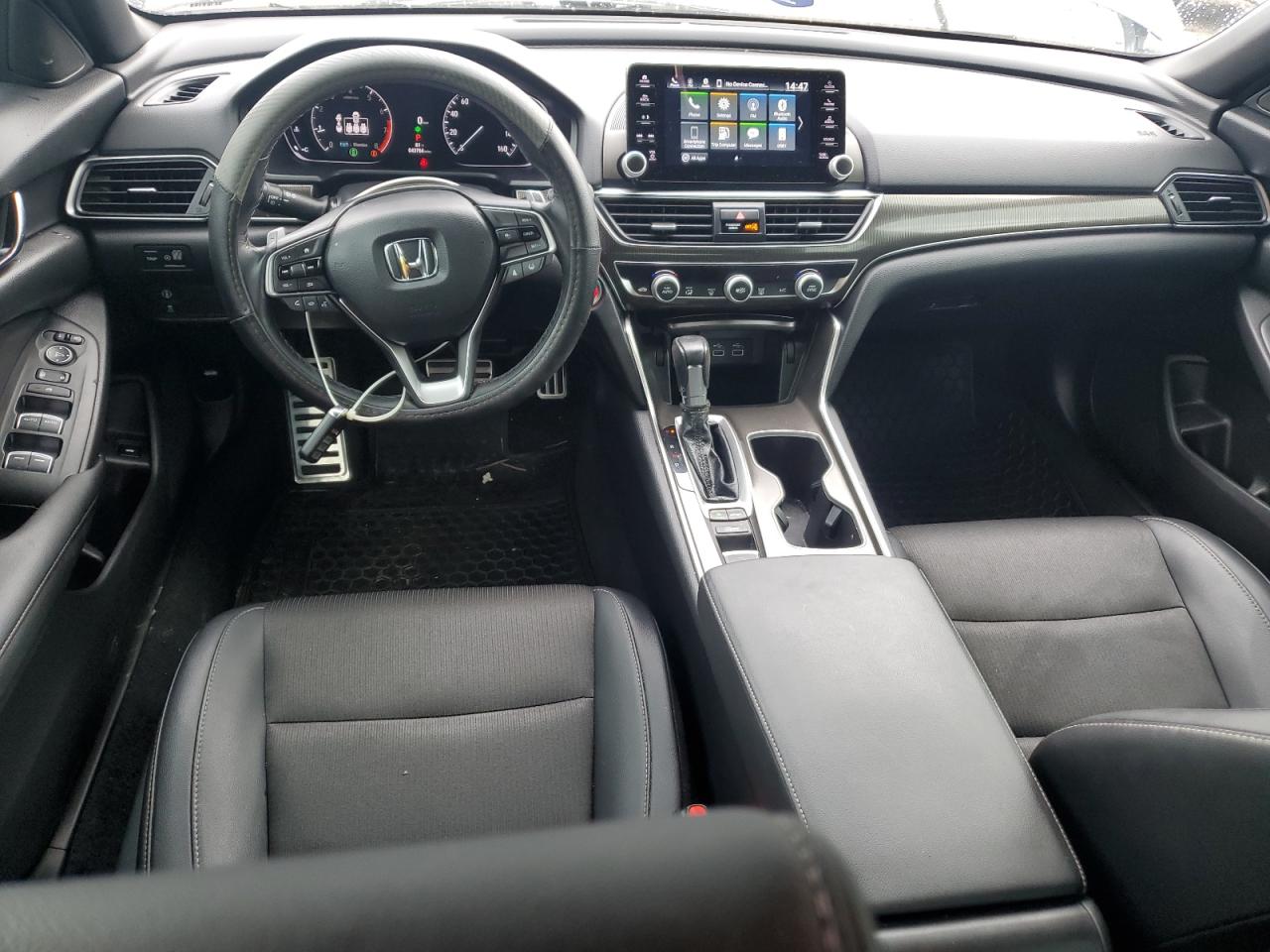 2021 Honda Accord VIN 1HGCV1F39MA113792 Copart auction photo, front end damage thumbnail 8